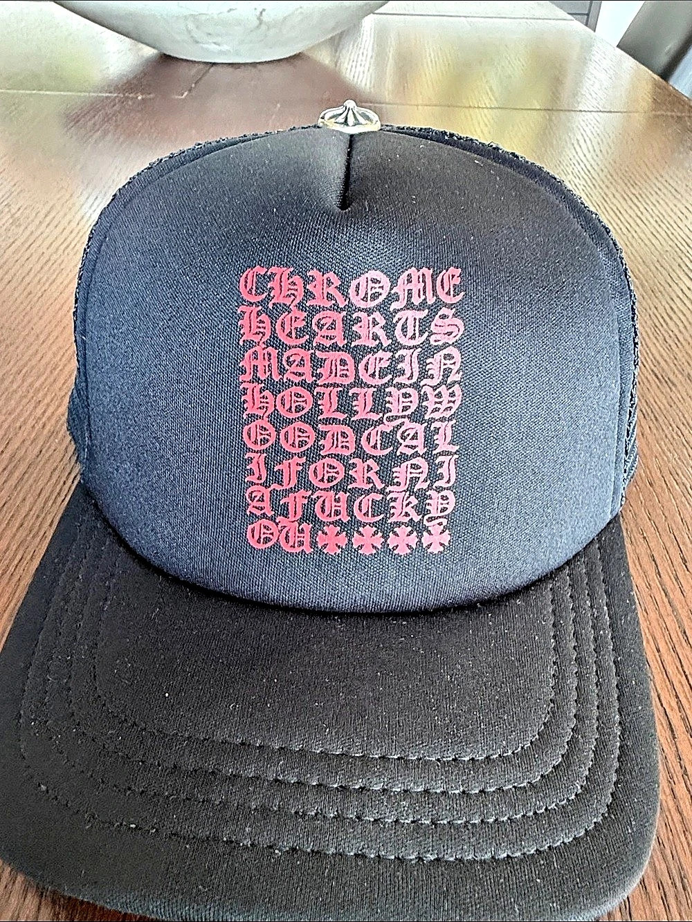 Chrome Hearts Made in Hollywood Trucker Hat Black